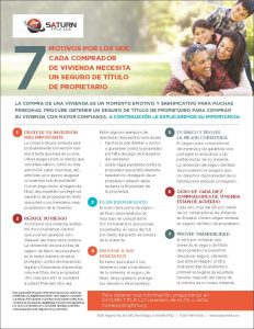 7 razones - español